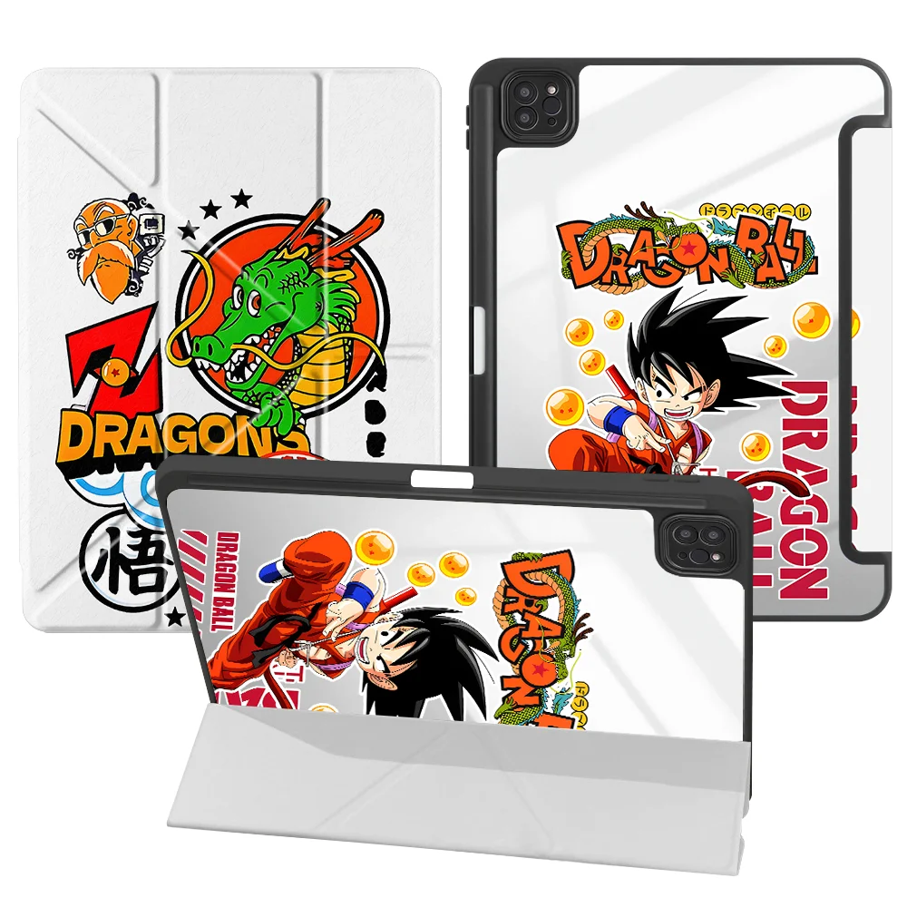 Super D-Dragon B-Ball Tablet Case For iPad Pro M4 13 2025 2026 Mini 7 6 5 11th 10th Gen 9th 12th Air 8 M2 M3 3 With Pen Slot