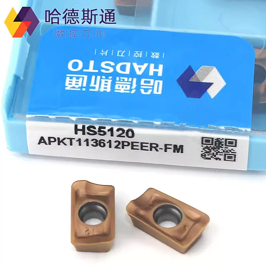 

APKT113612PEER-FM HS5120 APKT113612 APKT1136 HADSTO CNC carbide inserts Milling inserts For Steel, Stainless steel, Cast iron