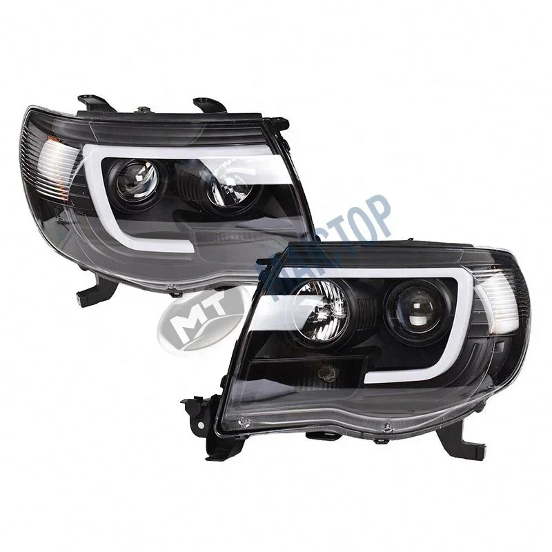 New Condition 6000k Color LED Front Faros Headlamp Pick-up Headlight for Tacoma 2005-2010 2011 Car Accessories