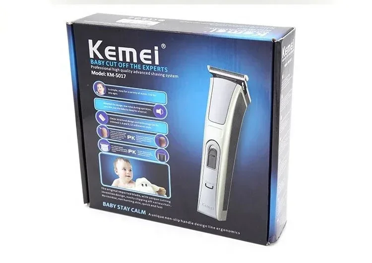 Kemei KM-5017 عالية الجودة الكهربائية الشعر المقص الحلاق نحت المتقلب المهنية اللاسلكي المتقلب Rasuradora متعددة الوظائف