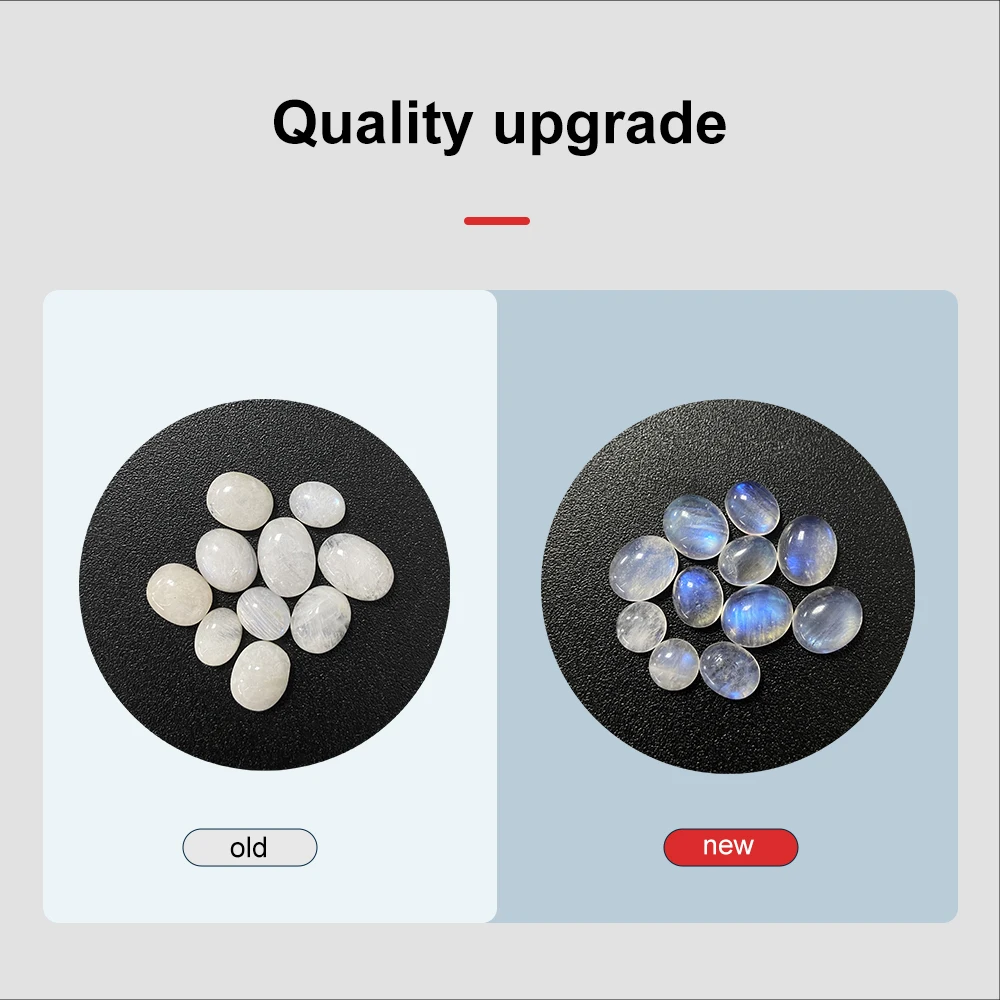 5 قطعة/حقيبة أحجار فضفاضة حجر القمر الطبيعي لاريمار لابرادوريت جودة عالية الحجر الطبيعي لتقوم بها بنفسك اكسسوارات للمجوهرات بالجملة #3