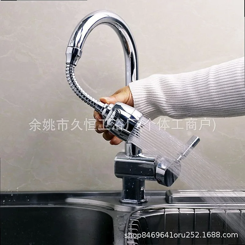 Kitchen Faucet Extender Splashproof Water Saving Aerator Nozzle Spray Head