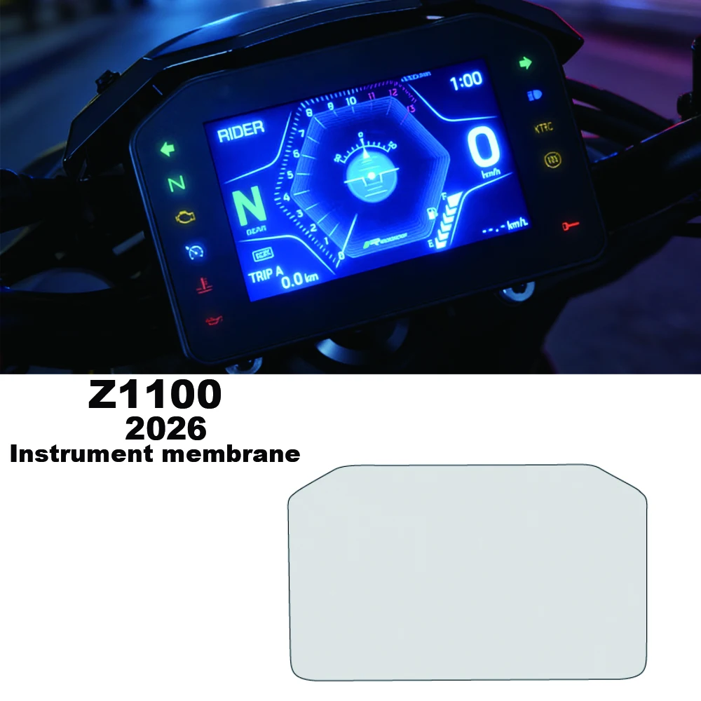 

Z1100 ДЛЯ Kawasaki Ninja Z1100 2026, модель, аксессуары для мотоциклов, приборная панель, устойчивая к царапинам защитная пленка