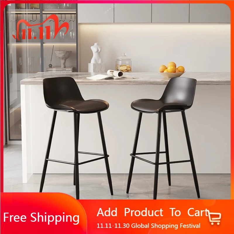 アメリカの高品質バースツールブラックデザインバルコニーカウンターモダンクリエイティブチェア珍しい大人の長椅子家具