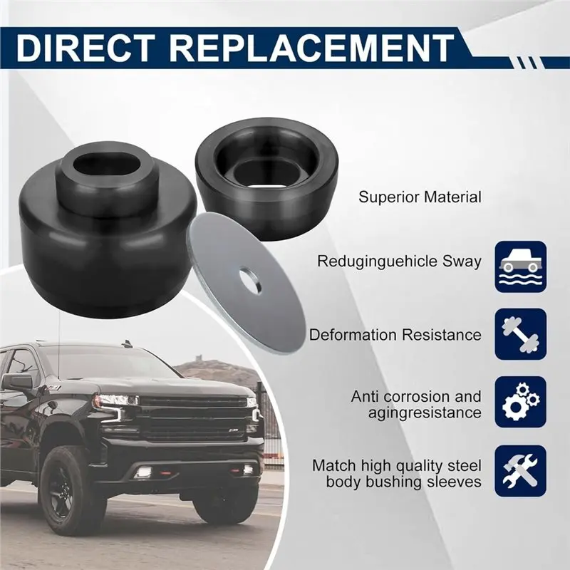 For 1999-2014 Chevy Silverado& GMC Sierra 1500/2500 2WD/4W Compatible 7-141 Body And Cab Mount Bushing Kit