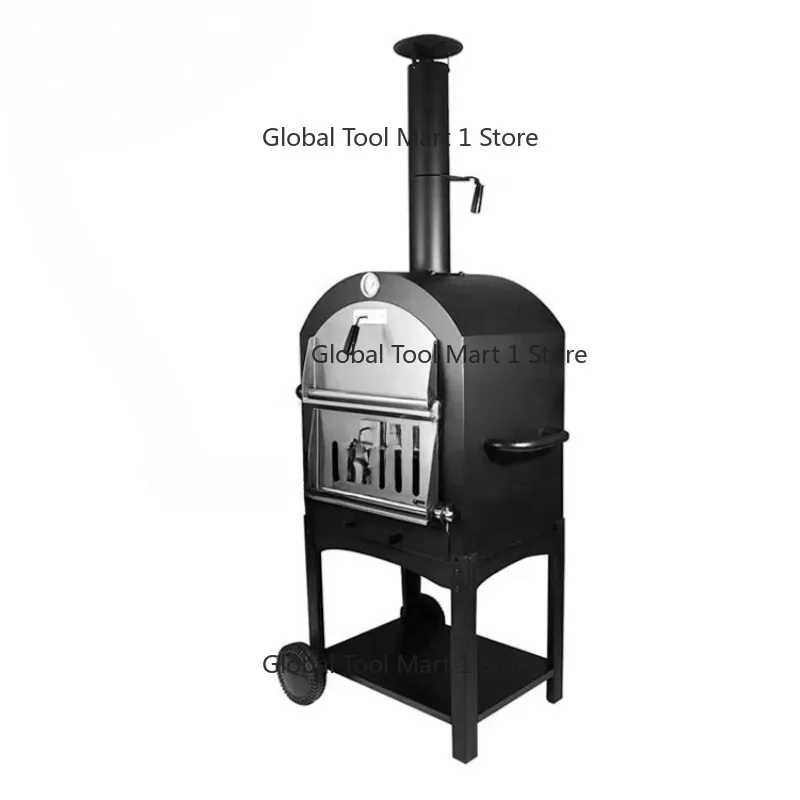 New High Profits and Low Investment Wood Fired Pizza Oven Kit Stainless Steel Porta-ble Large Capacity Outdoor High Productivity