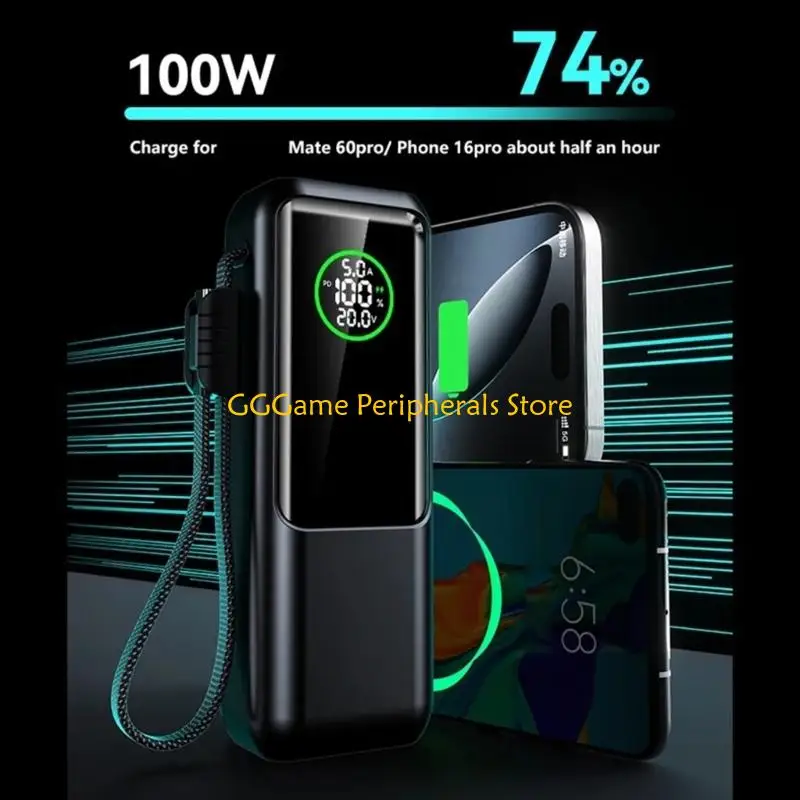 

U55B DIY Fast Charging Power Banks Case 20000mAh LED Display Portable for Mobile