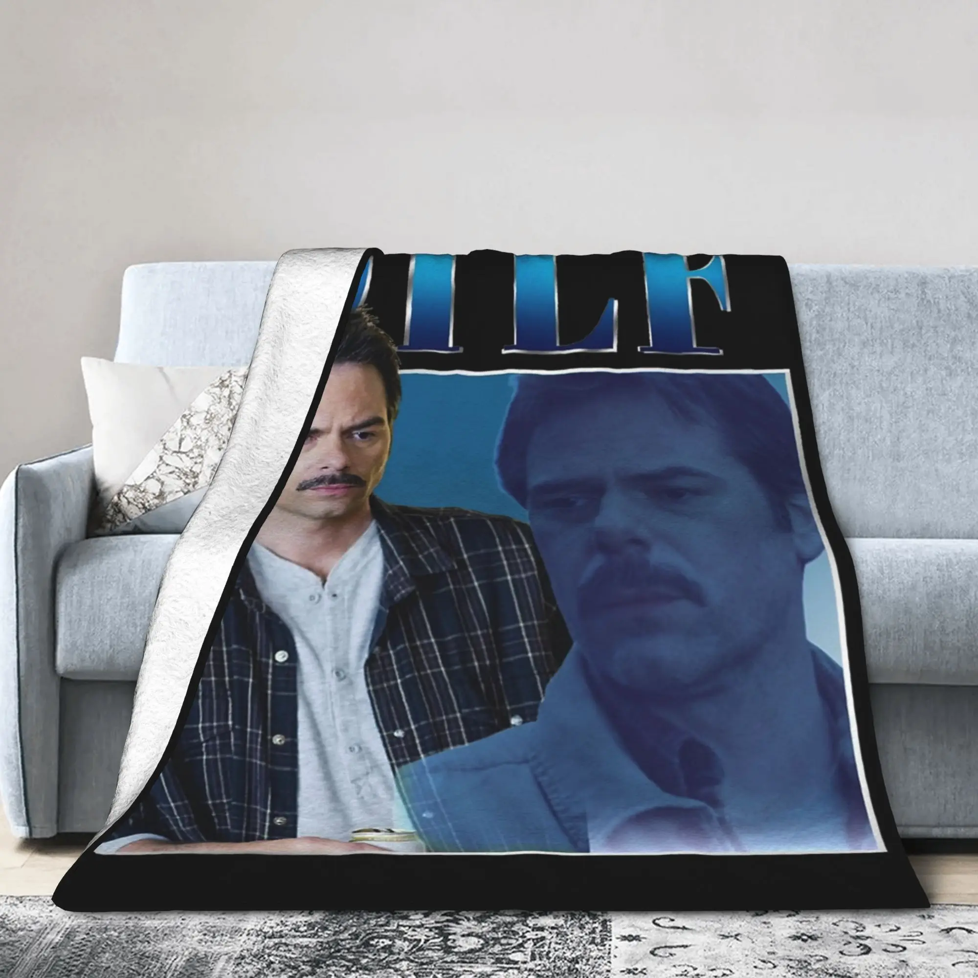 تشارلي سوان الشفق ساغا البطانيات الصوف ربيع الخريف وسيم الأب المحمولة رقيقة رمي البطانيات ل أريكة سيارة البساط قطعة #3