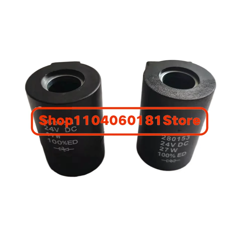 

280151 280153 Excavator electric parts solenoid valve coil 24V 17W 27W