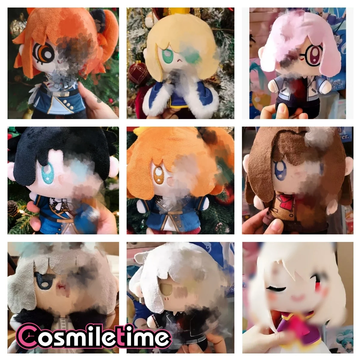 Anime Character Lilith 15CM Soft Stuffed Plush Doll Double Sided Printed Collectible Figure Cartoon Desktop Ornament Decor YZ
