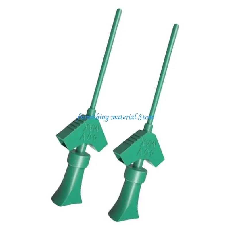 Y5GD 2Pc Grabbers for Jumper Test Accessory Electronic Testing IC Test Hook Clip Grabber Test Probe Hook Internal Spring