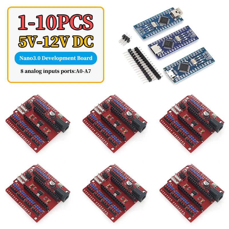 Mini / Type-C / Micro USB Nano 3.0 с загрузчиком, совместимым нано-контроллером для arduino CH340, USB-драйвер 16 МГц, ATMEGA328P Mini / Type-C / Micro USB Nano 3.0 с загрузчиком, совместимым нано-контроллером для arduino CH340, USB-драйвер 16 МГц, ATMEGA328P