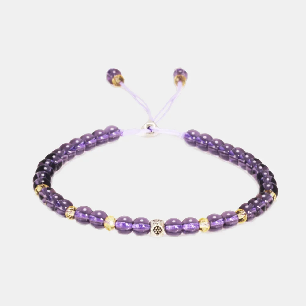 Natural Stone Garnet Beads Bracelet Thin Multi-Faceted Handmade Weave Red String Bangles Bracelets For Women Adjustable Bileklik