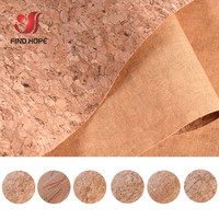 20x30cm Natural Color Faux Leather Sheet Thin Soft Cork Ribbon Fabric Suitable for Bags Laptop Case Packaging Material DIY Craft