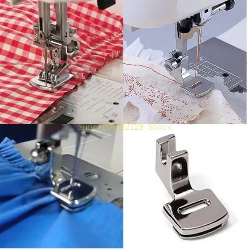 Ruffler Hem Presser Foot for Home Maceing Machine لمغني الأخ Janome Kenmo Best Sale #3