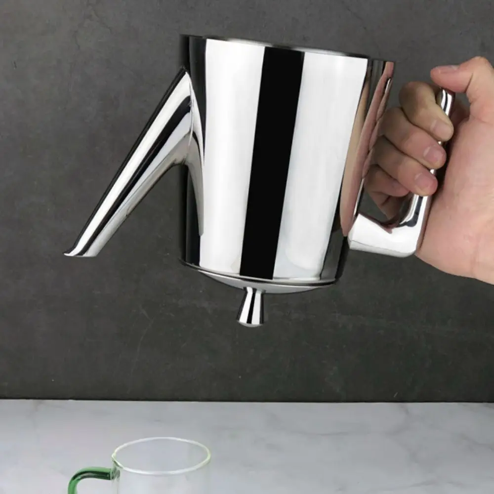 

2 in 1 Stainless Steel Long Spout Teapot with Filter Large Capacity Hotel Teapot Rustproof Mirror-like Flower Tea Pot Stove