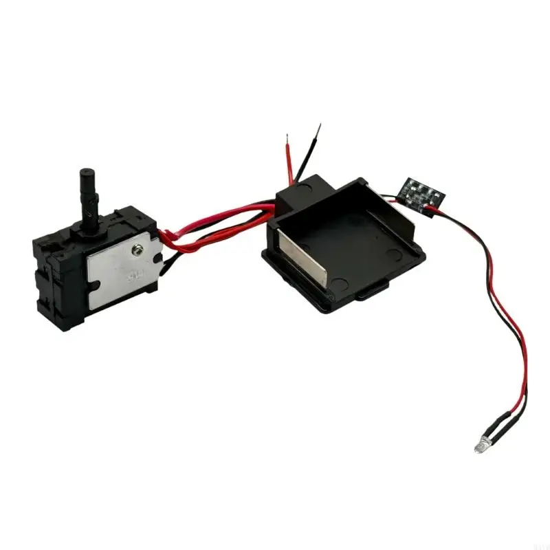 Power Wrench Repair Part 21V Control Assembly with LED Light Panel, Wire Set and Actuation Post for Tight-Space Fastening M4YD
