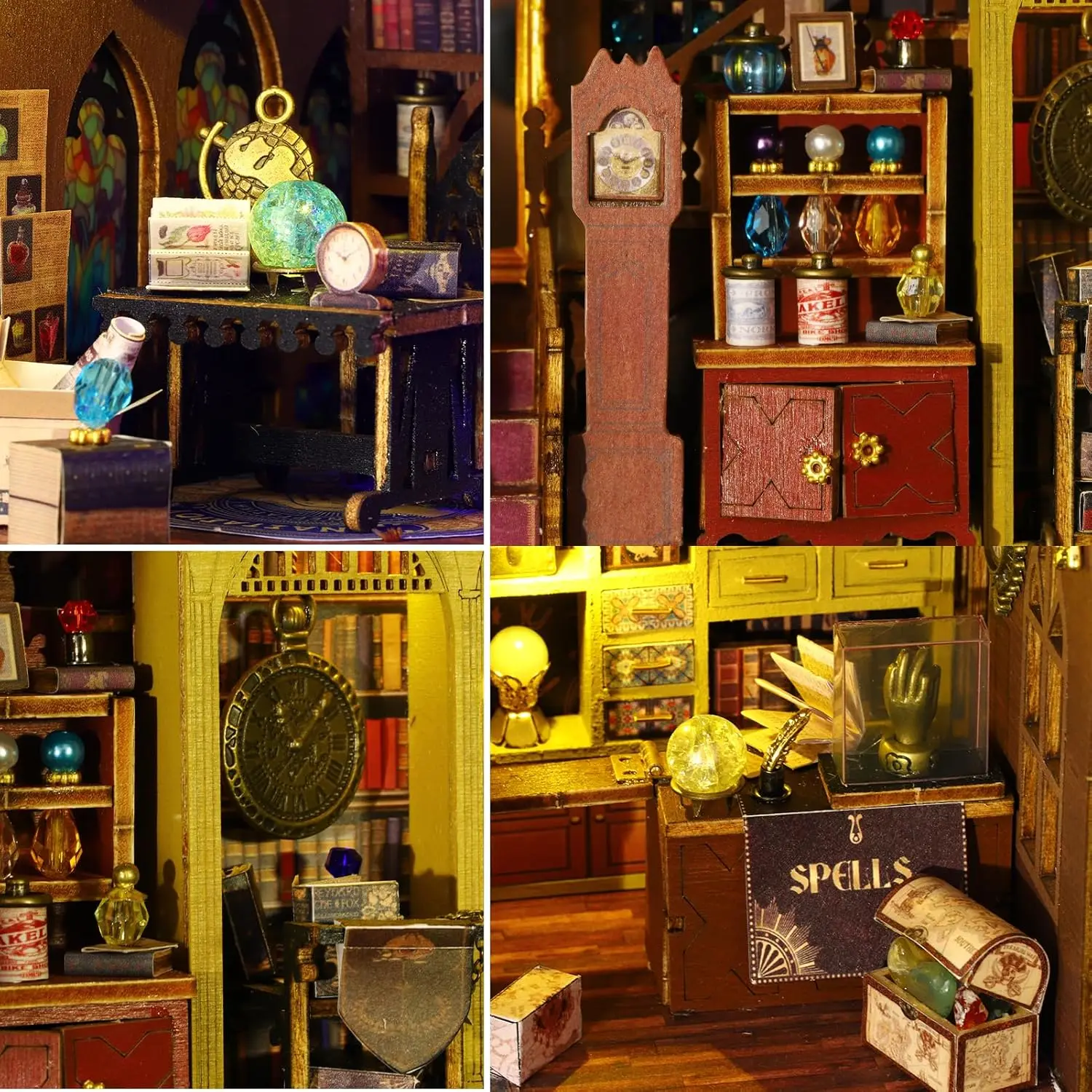 Kit de maison Miniature à monter soi-même, Kit de modèle de petite maison avec porte ouverte, Kit Miniature de maison de poupée en bois pour adultes et adolescents, créatif