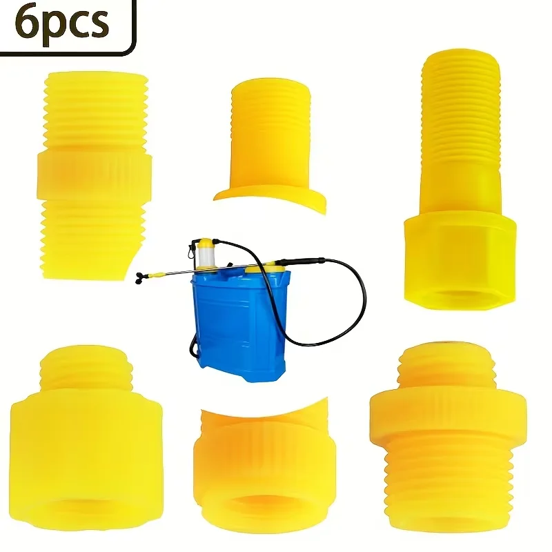 Multi Style 6pcs Spraying Rod Handle Conversion Connector Agricultural Electric Sprayer Garden Spraying Watering Accessories