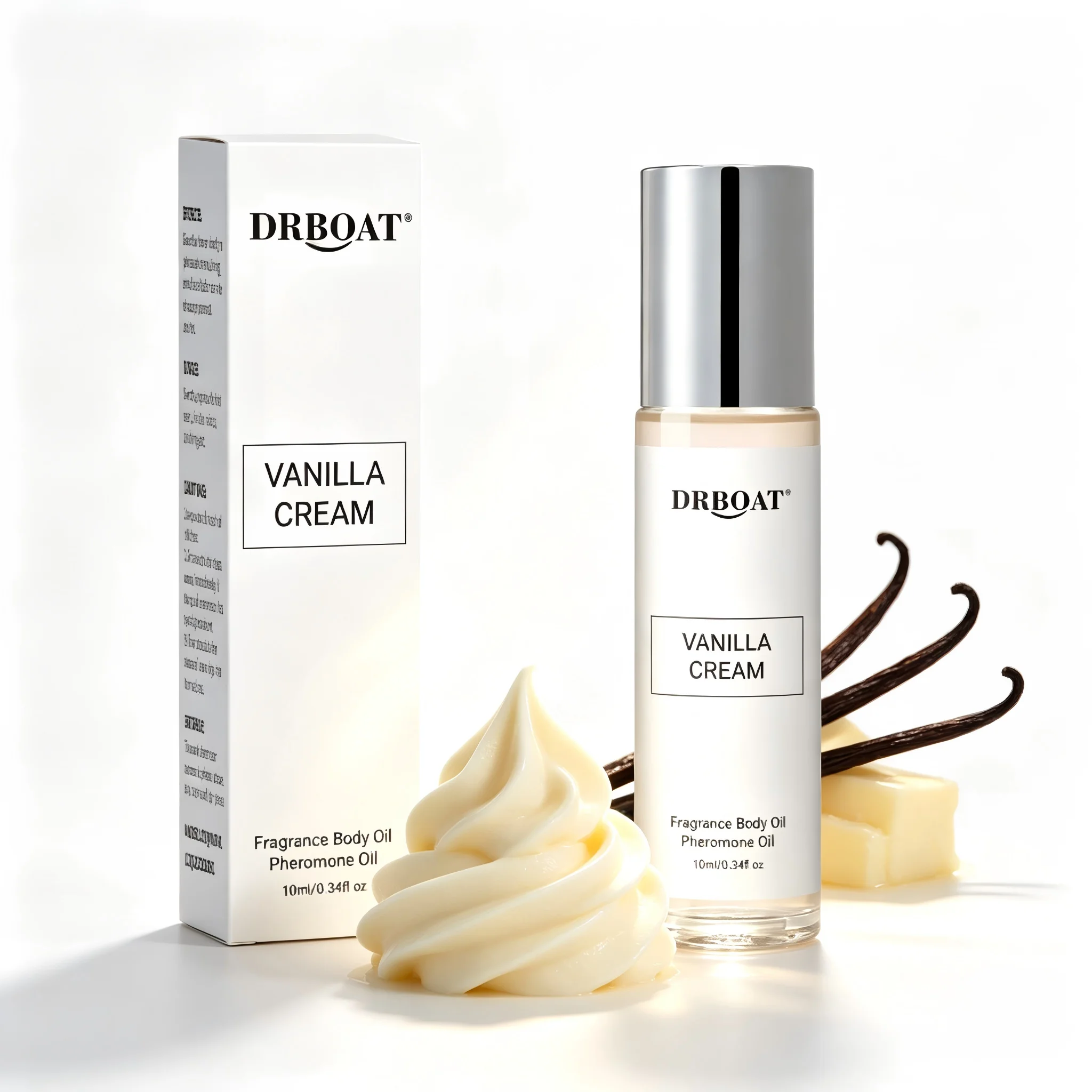 Aceite de Feromonas con Aroma a Crema de Vainilla de 10 ml - Aceite Perfumado con Aroma Subtil a Crema de Miel, Eau de Toilette Original, Aceite de Fragancia para Viajes o Citas