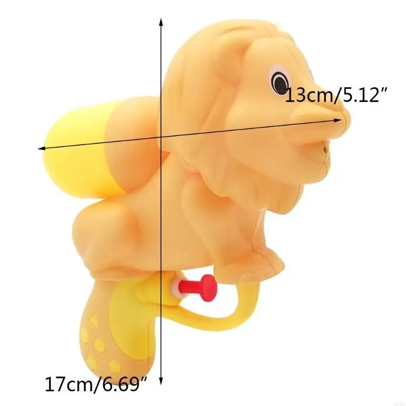 97BC Zabawka do pływania dla dzieci Zabawka do basenu z wodą Kreskówka w kształcie zwierząt Prasa Zabawka w sprayu Basen w wodę