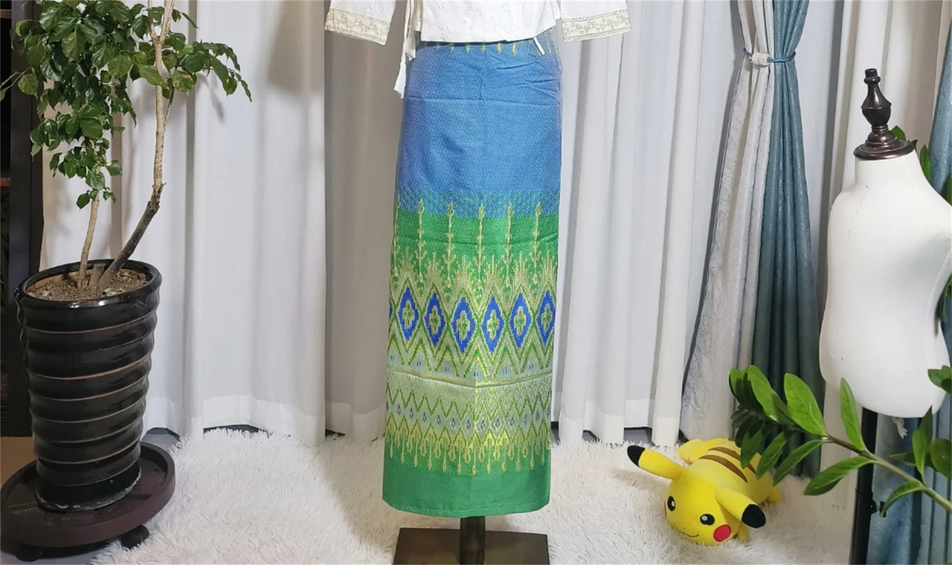 

New Thai Dai Tube Skirt Boutique Dai Women's Skirt Ethnic Characteristics Wrapped Skirt Fashion Versatile Piece Skirt