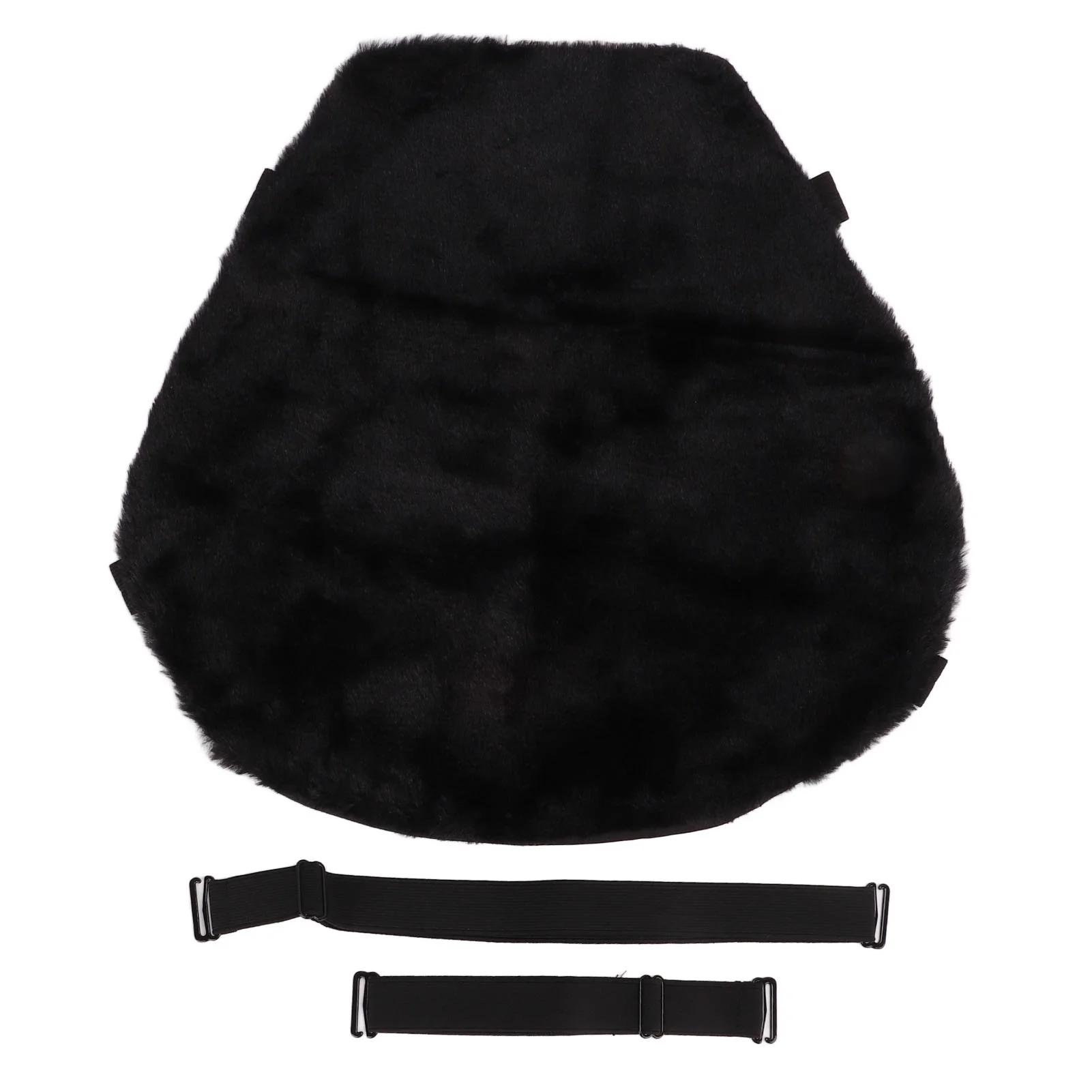 Motorcycle Seat Pad Fluff Temperature Control Seat Cushion Universal Fit Plush Seat Pad