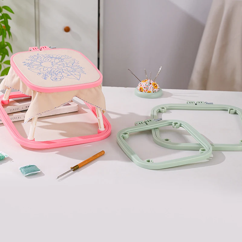 Cross stitch frame tool cross stitch frame DIY punch needle quilting process