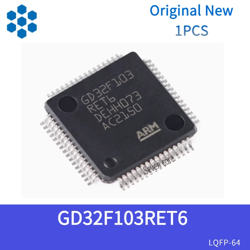 

Оригинальный новый 1 шт. GD32F103RET6 LQFP-64 ARM Cortex-M3 32-битный микроконтроллер-чип MCU