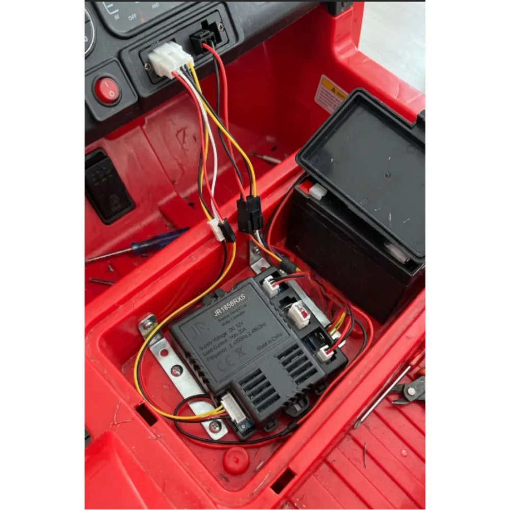 JR1858-5P ABS Remote Receiver Board for Children Ride On Cars 12V DC Motor Control 20A 2.405GHz-2.485GHz Frequency