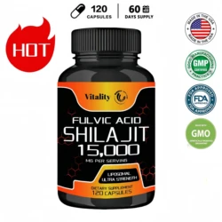 Shilajit Pure Himalaya Organic Capsules 120 Capsules - 15,000 mg - Shilajit Supplements, Shilajit Natural Fulvic Acid for Men an