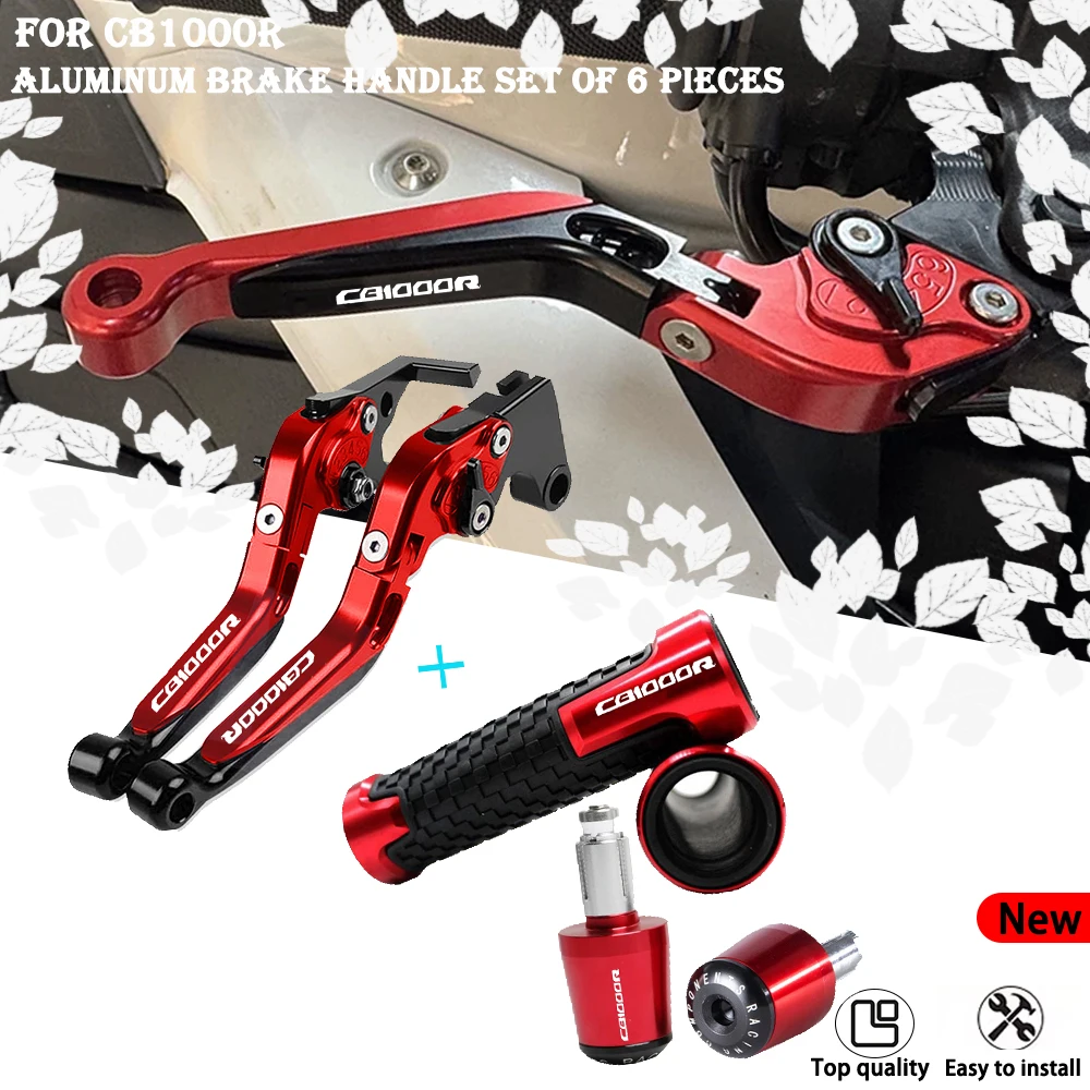 For CB1000R CB 1000R CB 1000 R 2008 - 2019 Handles Grips Brake Clutch Levers Nice Adjustable Clutch Brake Levers Brake Clutch.
