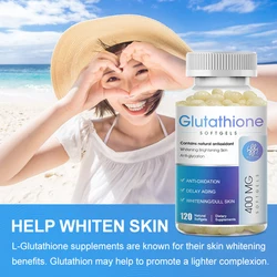 Glutathione Protein Capsules,Anti-aging Vitamin Supplement Antioxidant Supplement, Whitening Beauty Skin Care