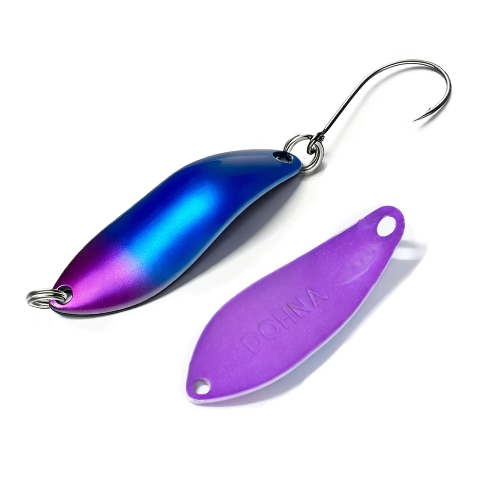 Dohna 1 Stück Peche Leurre Pesca 3,8g 38mm Bunter Löffelköder Spinne Rbait Kupfer Metall Angelköder für Forelle, Hecht, Barsch, Lachs – Detail 16