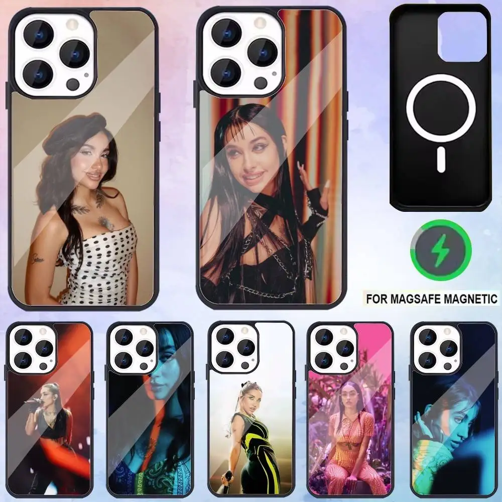 

S-singer M-Maria B-Becerra Hot Phone Case For iPhone17,16,15,14,13,12,11 Plus,Pro Max Magnetic Magsafe Wireless Charging