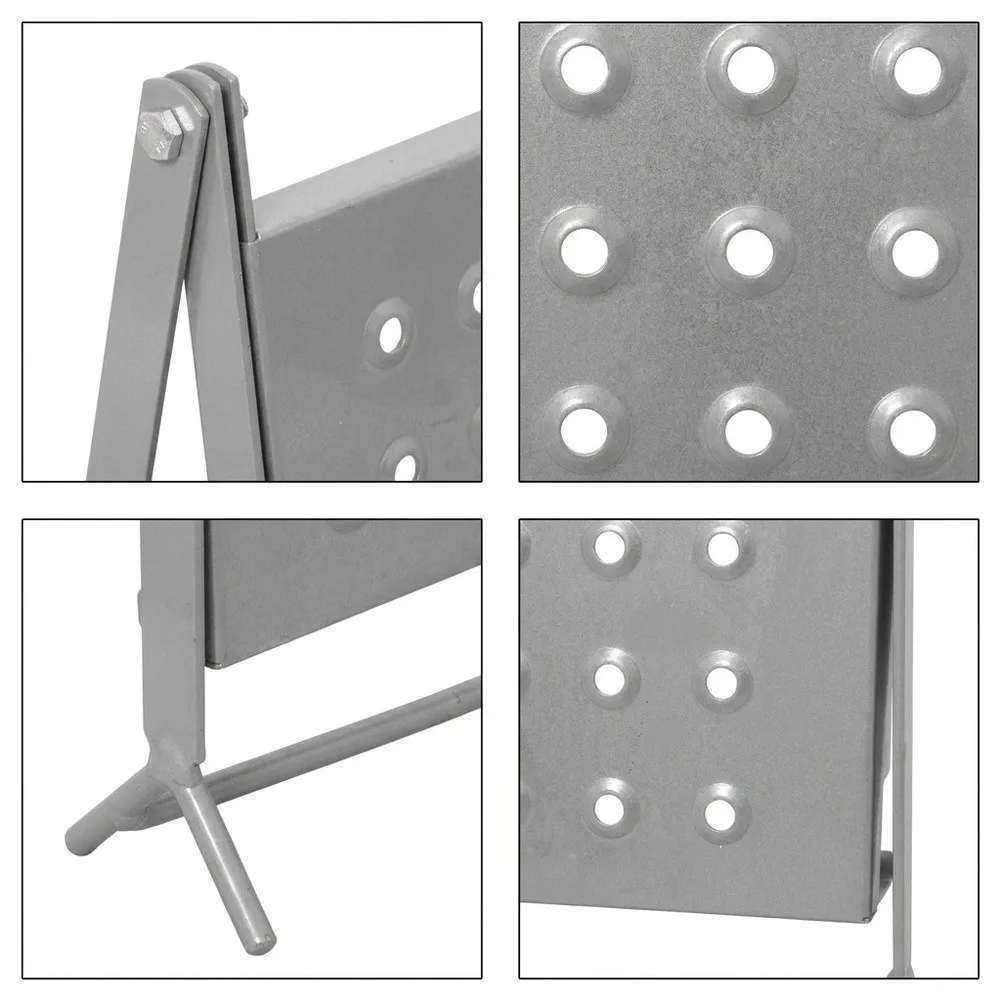 Aluminum Ladder Extension Pad for Use with Aluminum Frame Ladders Offering Standing and Tool Tray Functionality