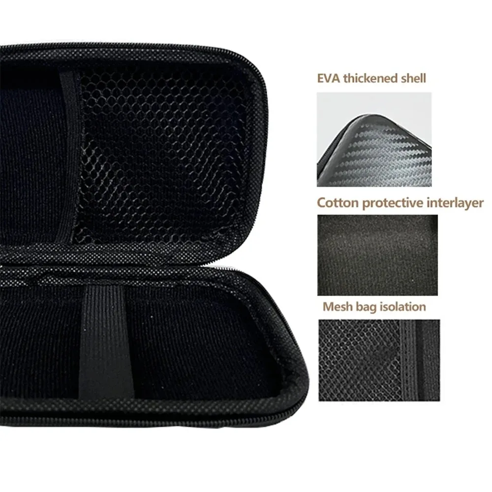 Portable EVA Phone Charger U Disk Zipper Bag Protection Case Hard Disk Data Cable Storage Pocket Car Maintenance Tool Kit