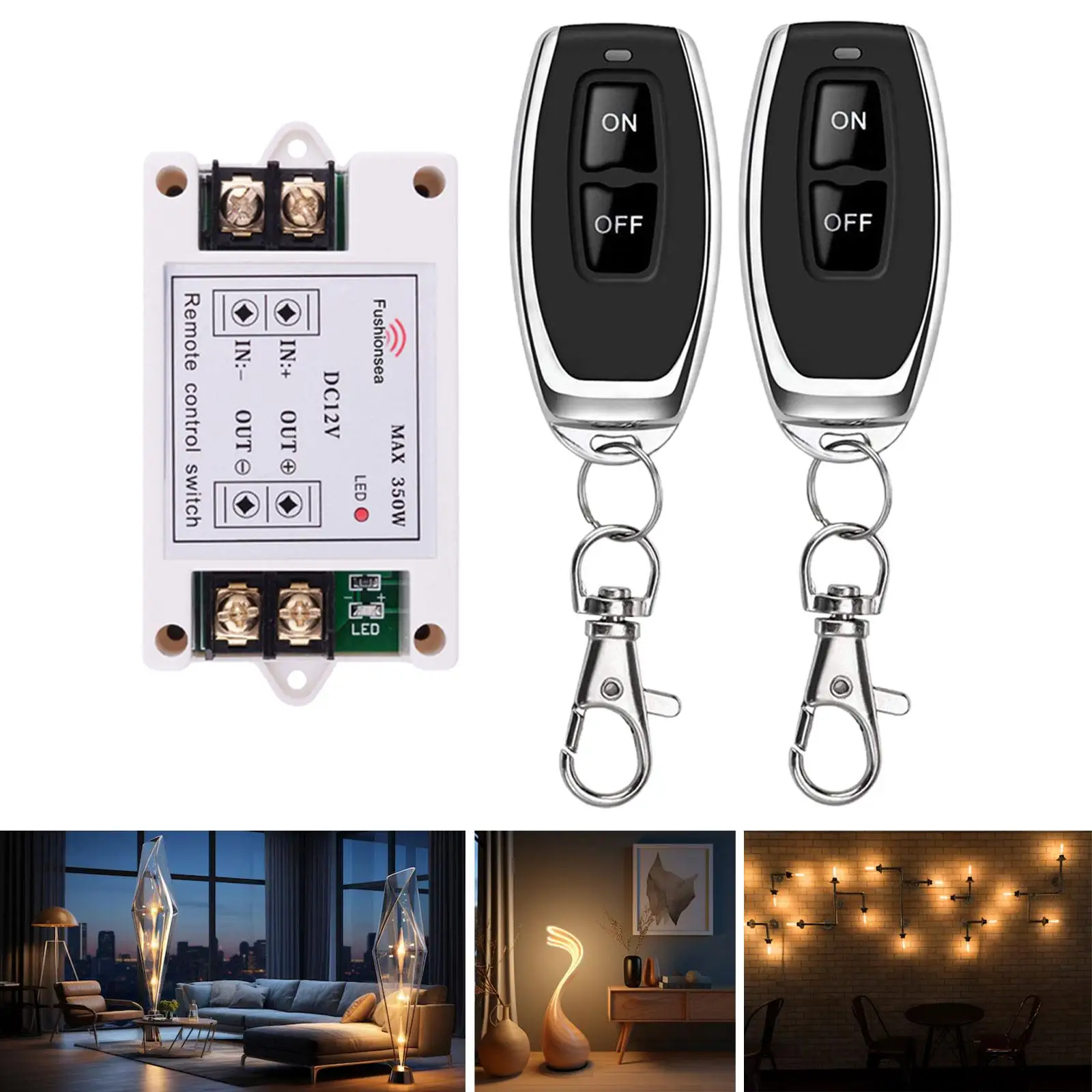 Remote Switch RF Remote Switch for Electrical Equipment Lamp Lights Ceiling