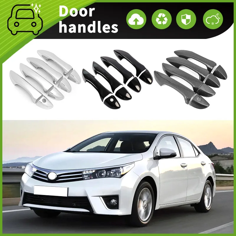 For 14-18 Toyota Corolla E180 door handles, bowl handles, and scratch resistant accessories