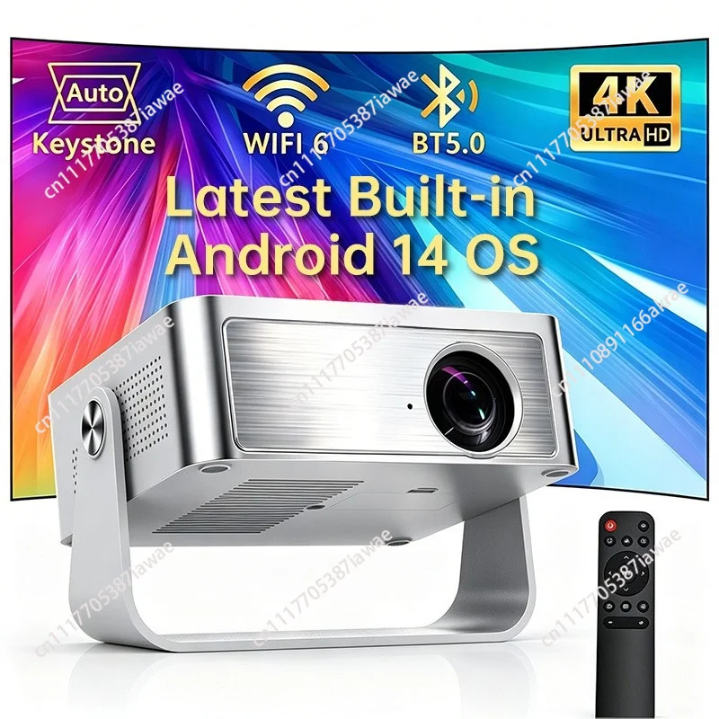 Projector Home Super High Bedroom Smart Home Cinema Small Portable Dormitory Student Mobile Phone Screen Projection