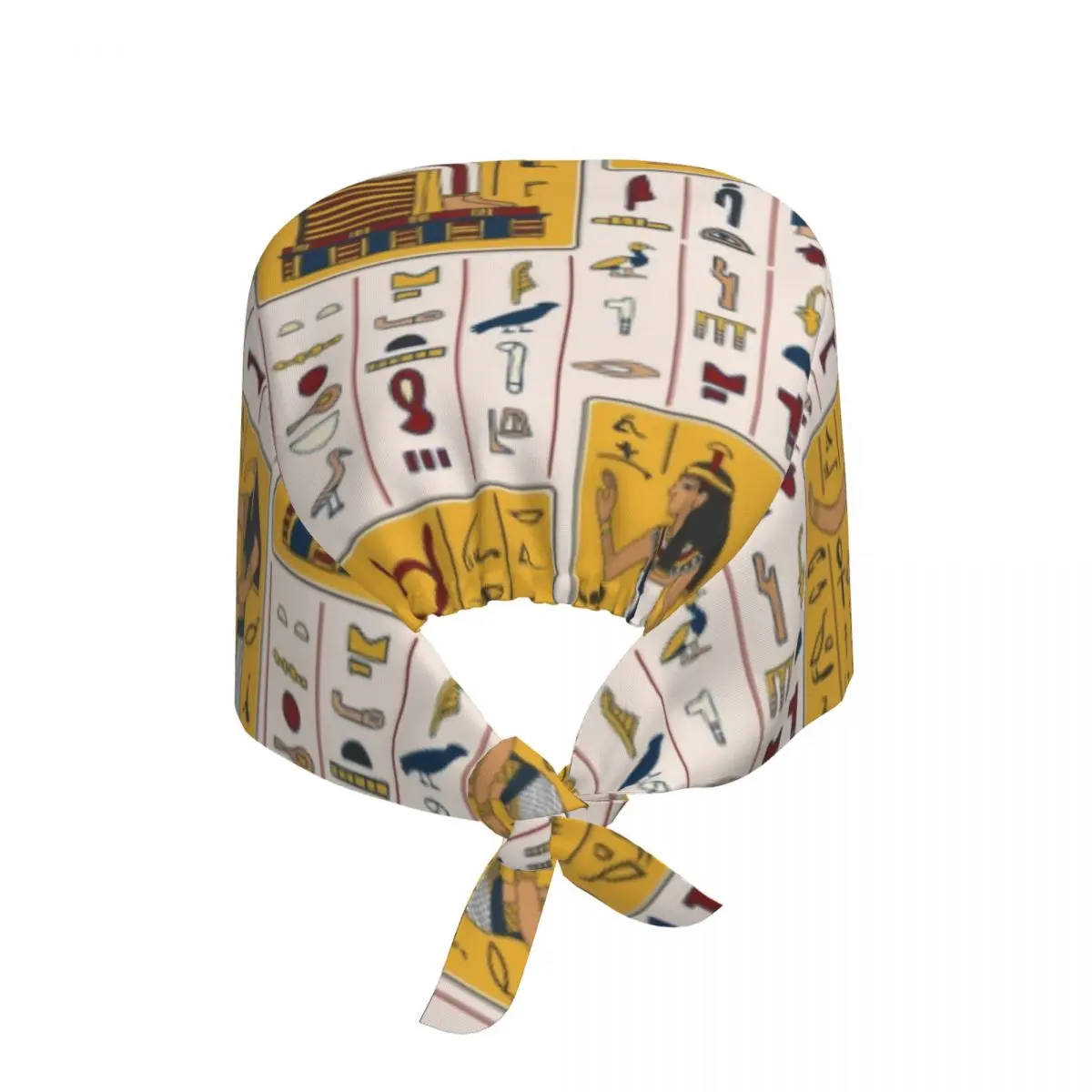 Custom Egyptian Gods Hieroglyphs Scrubs Cap Surgical Hats Men Women Ancient Egypt Operating Room Cap Nursing Cap Lab Works Hat