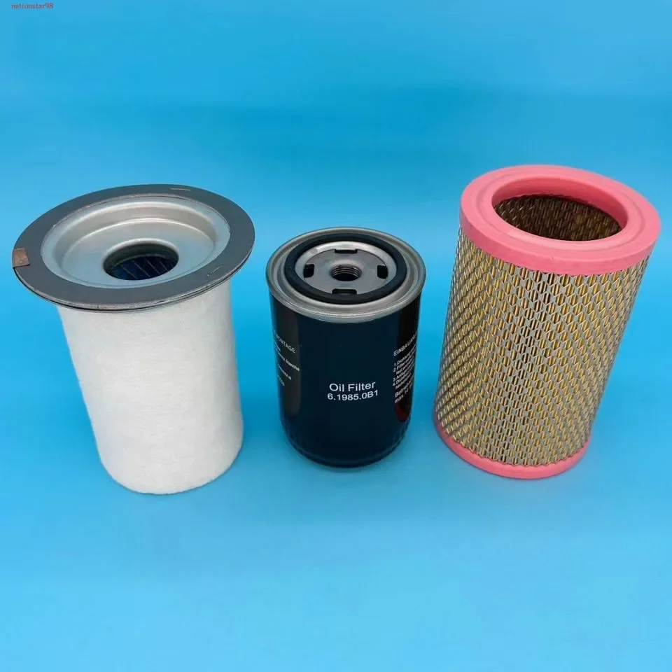 KAESER oil content 6.3672.1G1 air filter 6.2003.0, 6.4143.0 oil filter 6.1985.0B1