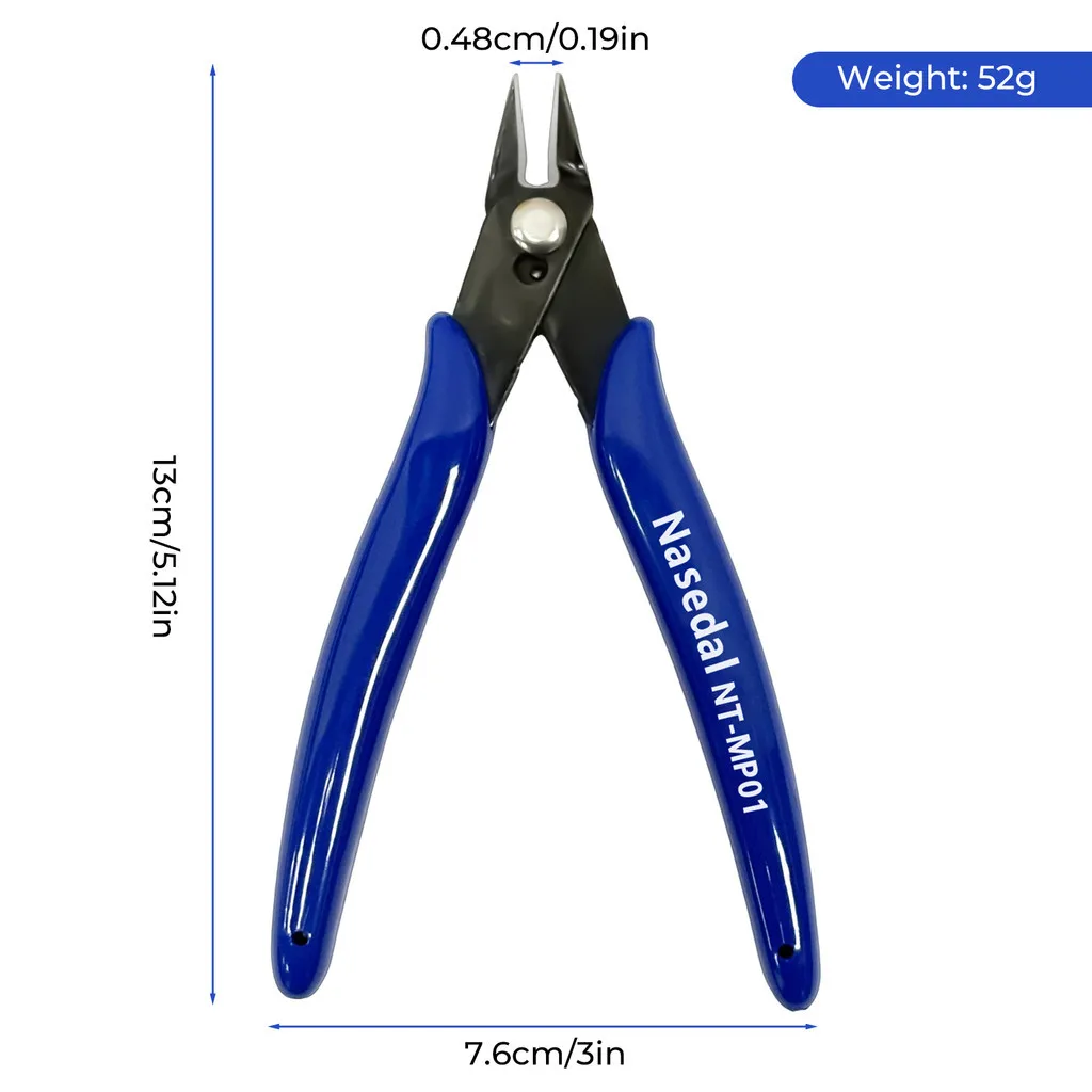 Nasedal Universal Hohe Manganstahl Diagonal Zangen Elektrische Draht Kabel Schneider Flush Nipper Side Snips Hand DIY Werkzeuge