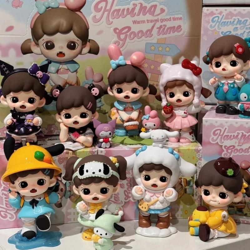 Zoraa Having A Good Times Series Blind Box Surprise Mystery Box Kawaii Cartoon Figures Doll Model Toys Ornaments Customized Gift