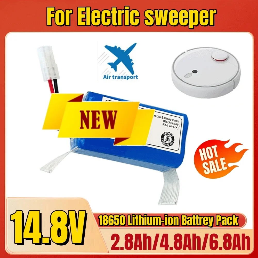 💖🎊2026 Da Tian Gong Plug 14.8v 2.8/4.8/6.8Ah Li-ion Battery For Rowenta Tefal Explorer Serie 20 40 60 Robot Vacuum Cleaner Bat