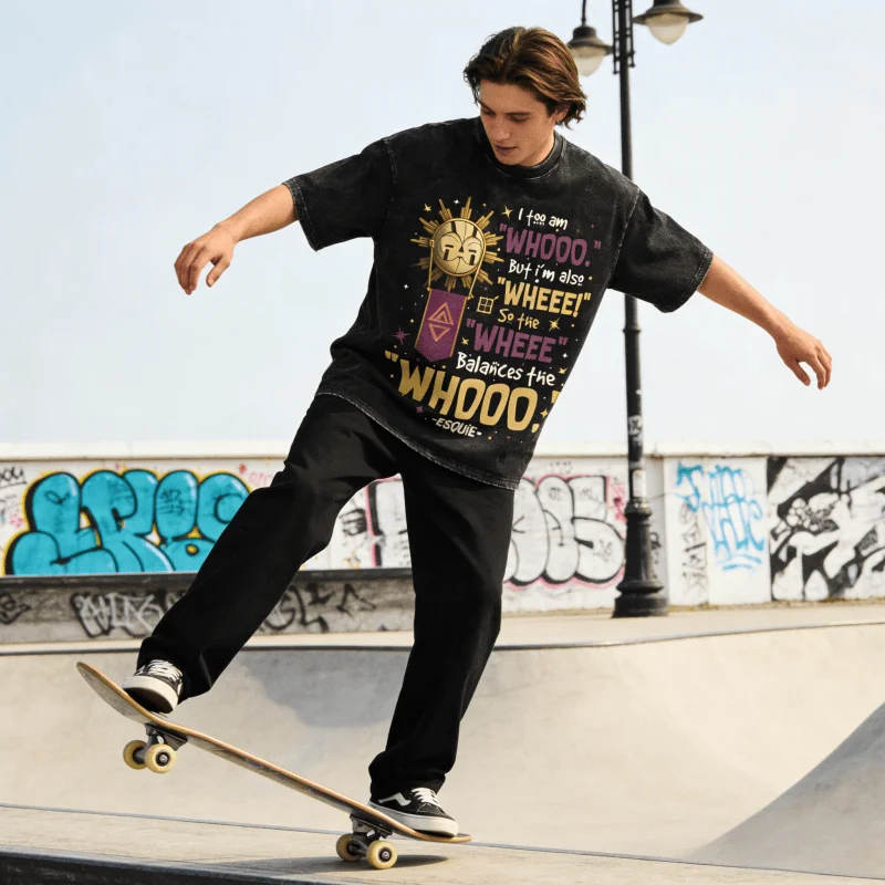 Juego Clair Obscur Expedition 33 Esquie camiseta lavada de manga corta camisetas de gran tamaño hombres mujeres Tops ropa de calle camiseta