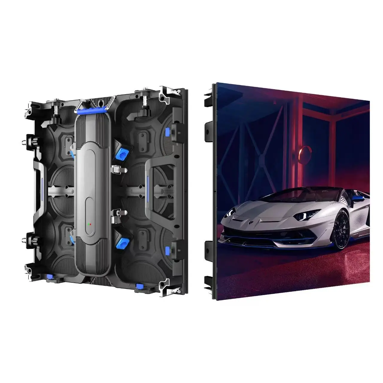 LED Display Screen Outdoor High-Definition P3.91 Module Size 250mmx250mm Waterproof IP65 for Events And Advertising
