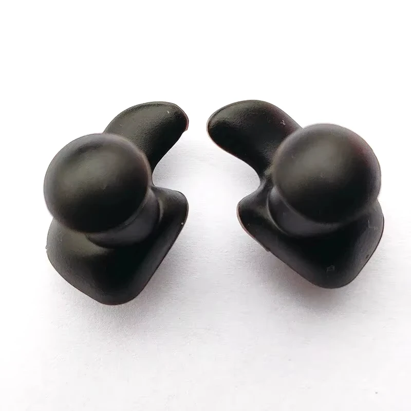 1 Pair Durable Earplugs Classic Delicate Texture Waterproof Earplugs Swimming Accessories For Occupational Work And Industrial U