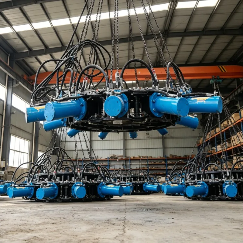 Customized Pile Breaker Hydraulic Concrete Pile Crusher Round Pile Cutter Heavy Duty Tool