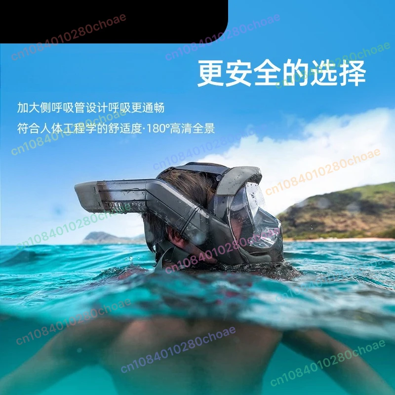 

Snorkeling Mask Diving Goggles Adult Anti-fog Mask Full Dry Snorkel Equipment